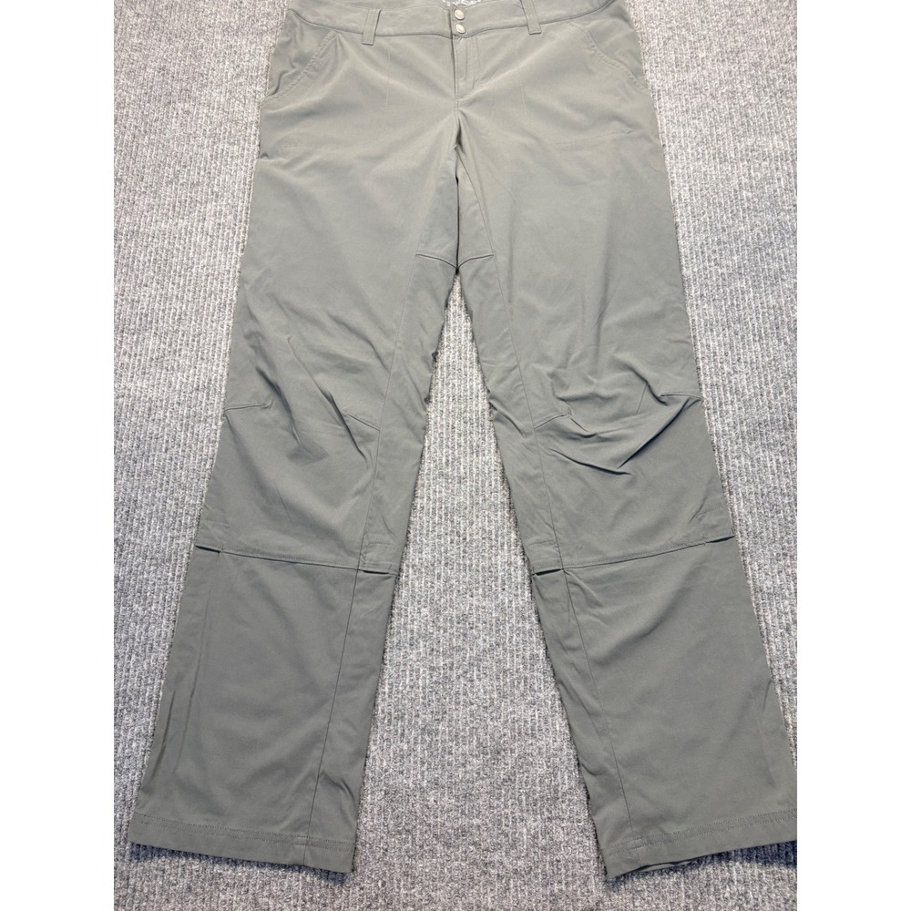 Columbia Omni-Shield Pants Womens 14 Long Gray Hiking Outdoor Straight Leg